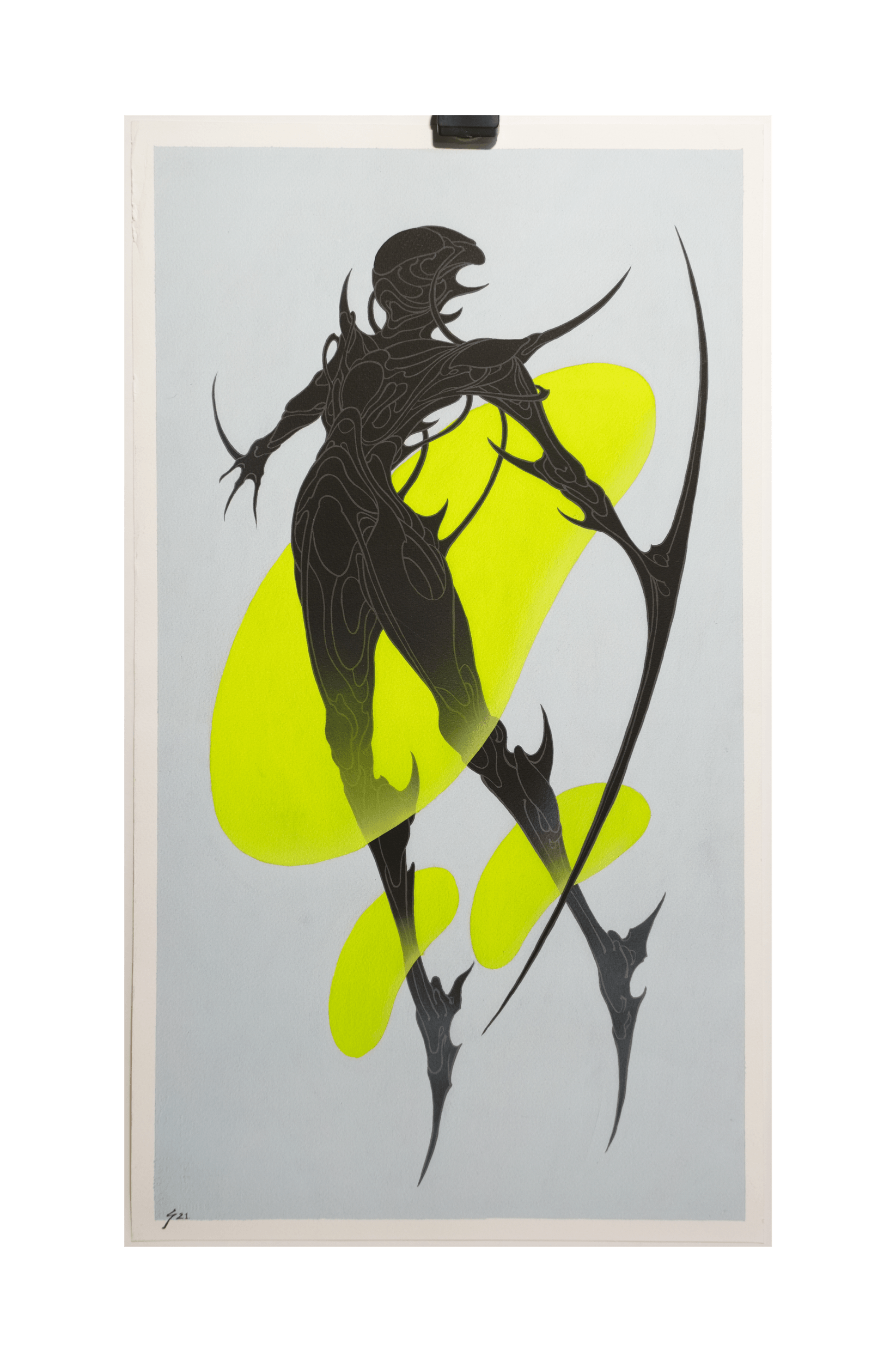 "Bio Suit" Water Street Phantom Giclee 16" x 30", art